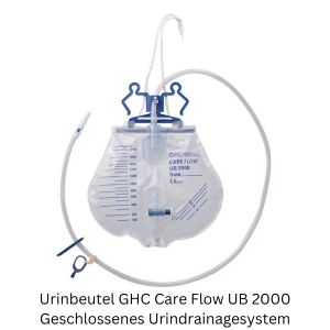 Urinbeutel GHC Care Flow UB 2000 Geschlossenes Urindrainagesystem