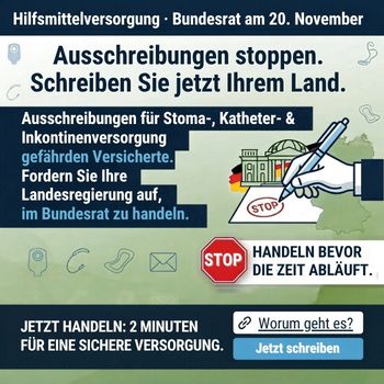 Ausschreibungen für Stoma-, Katheter- & Inkontinenversorgung