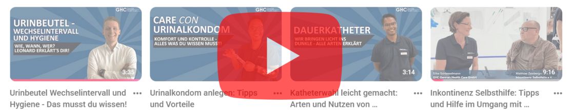 Video-Rubrik auf ghc-medical.de