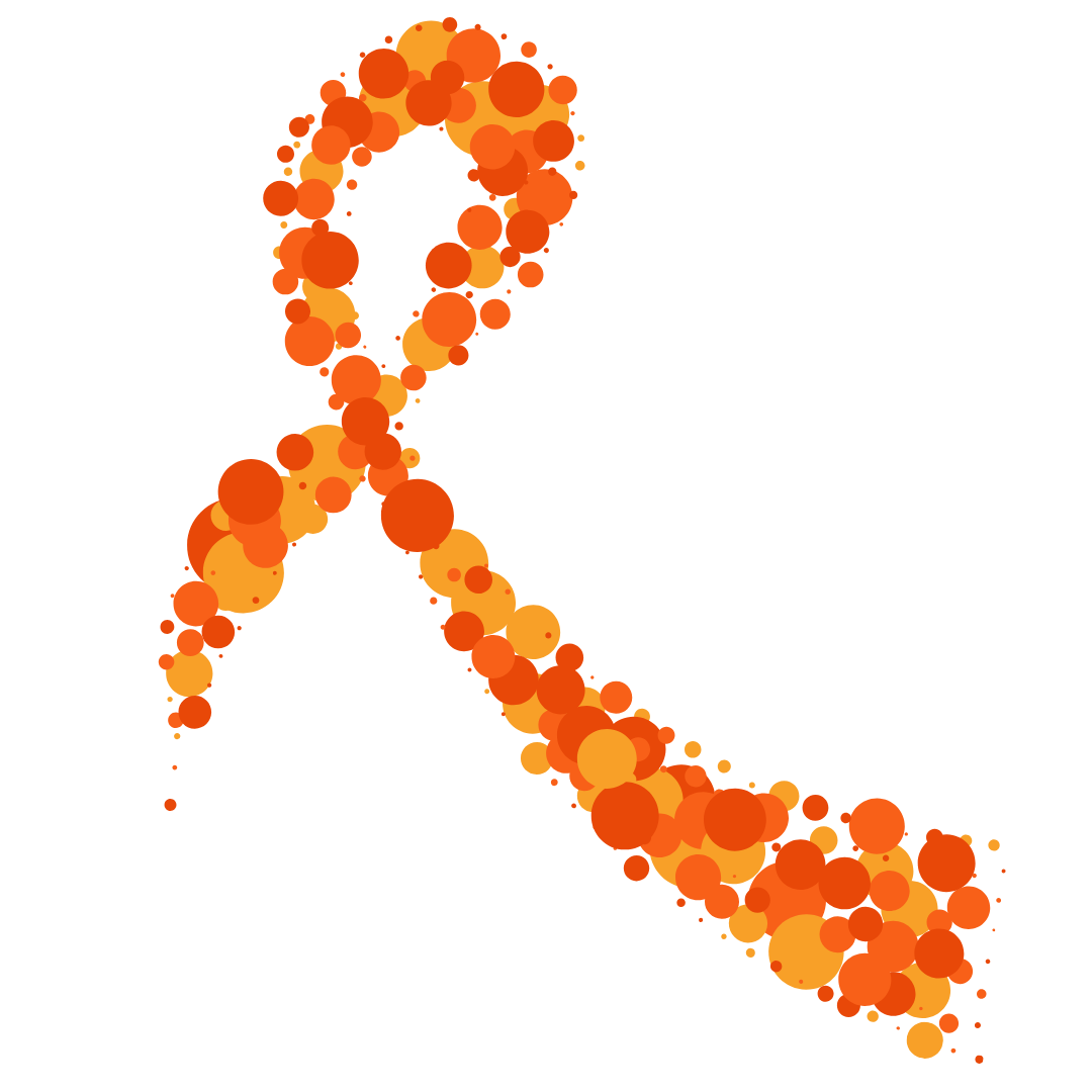 Orange and White Creative Minimalist World Multiple Sclerosis Day Event Celebration Instagram Post