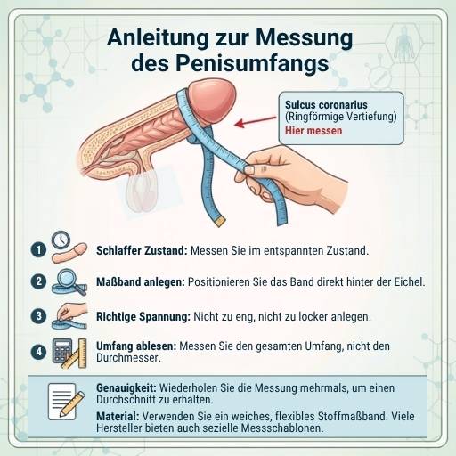 Anleitung Messung Penisumfang