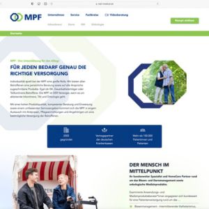 Neue Webseite MPF Medical