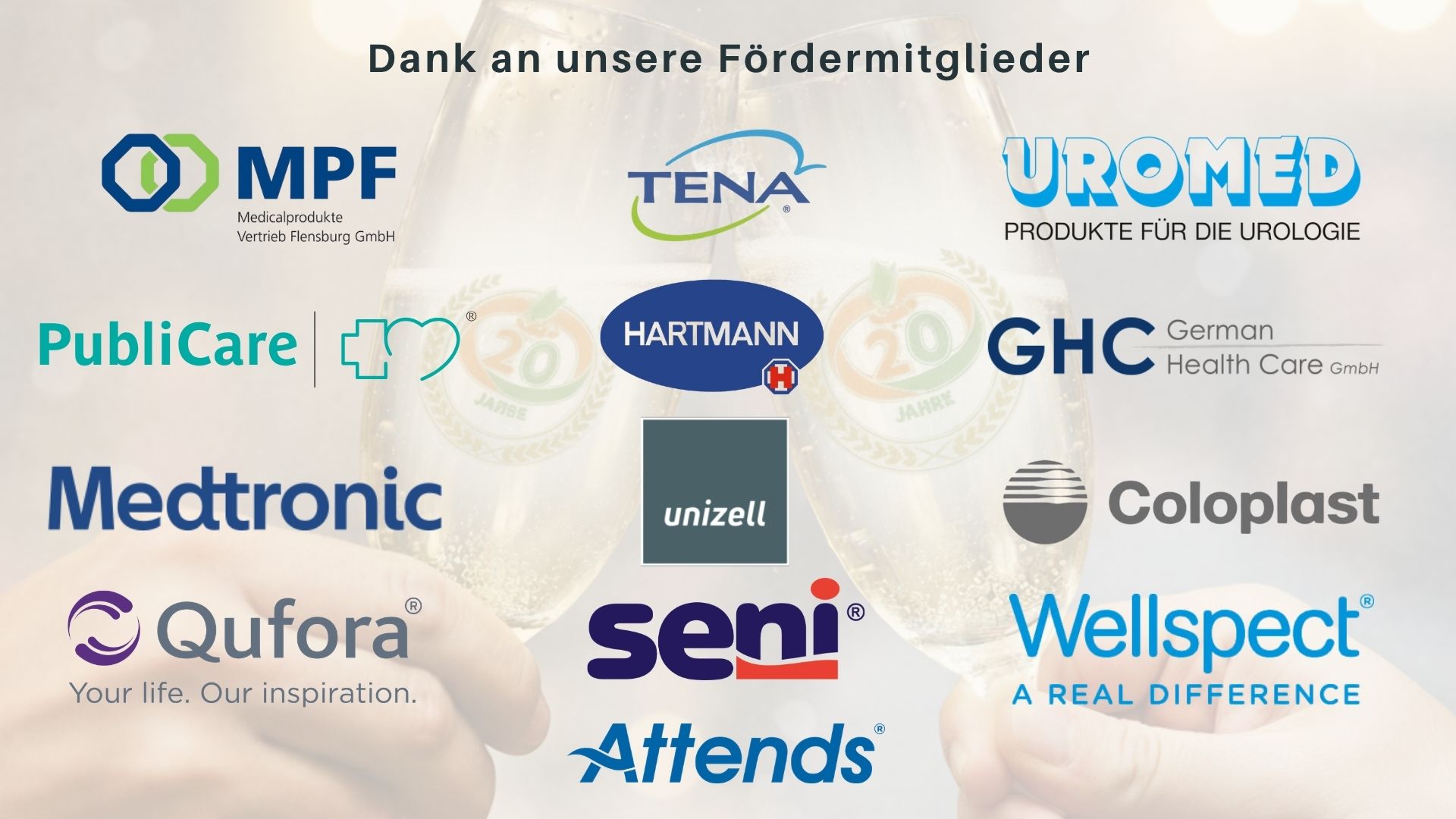 Dank an die Fördermitglieder