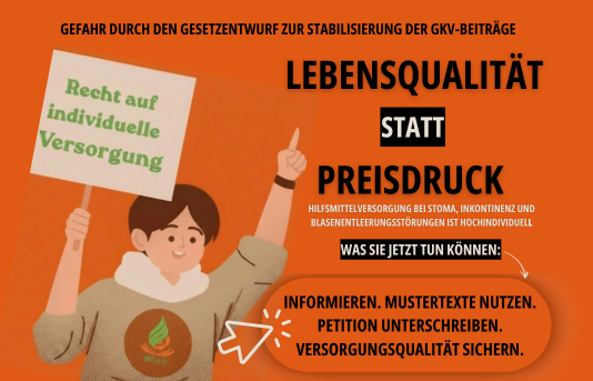Vereinsnachrichten Petition Hilfsmittelversorgung