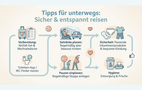 Reisen und Sport mit Inkontinenz